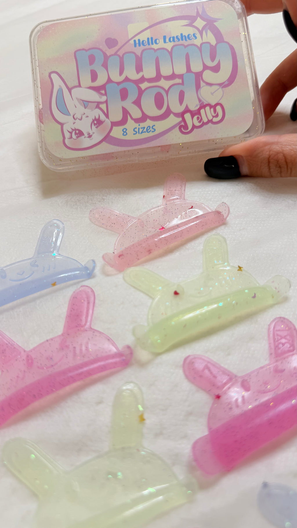 Hello Lashes - Bunny Rod 兔兔角蛋白模具 (8 sizes)