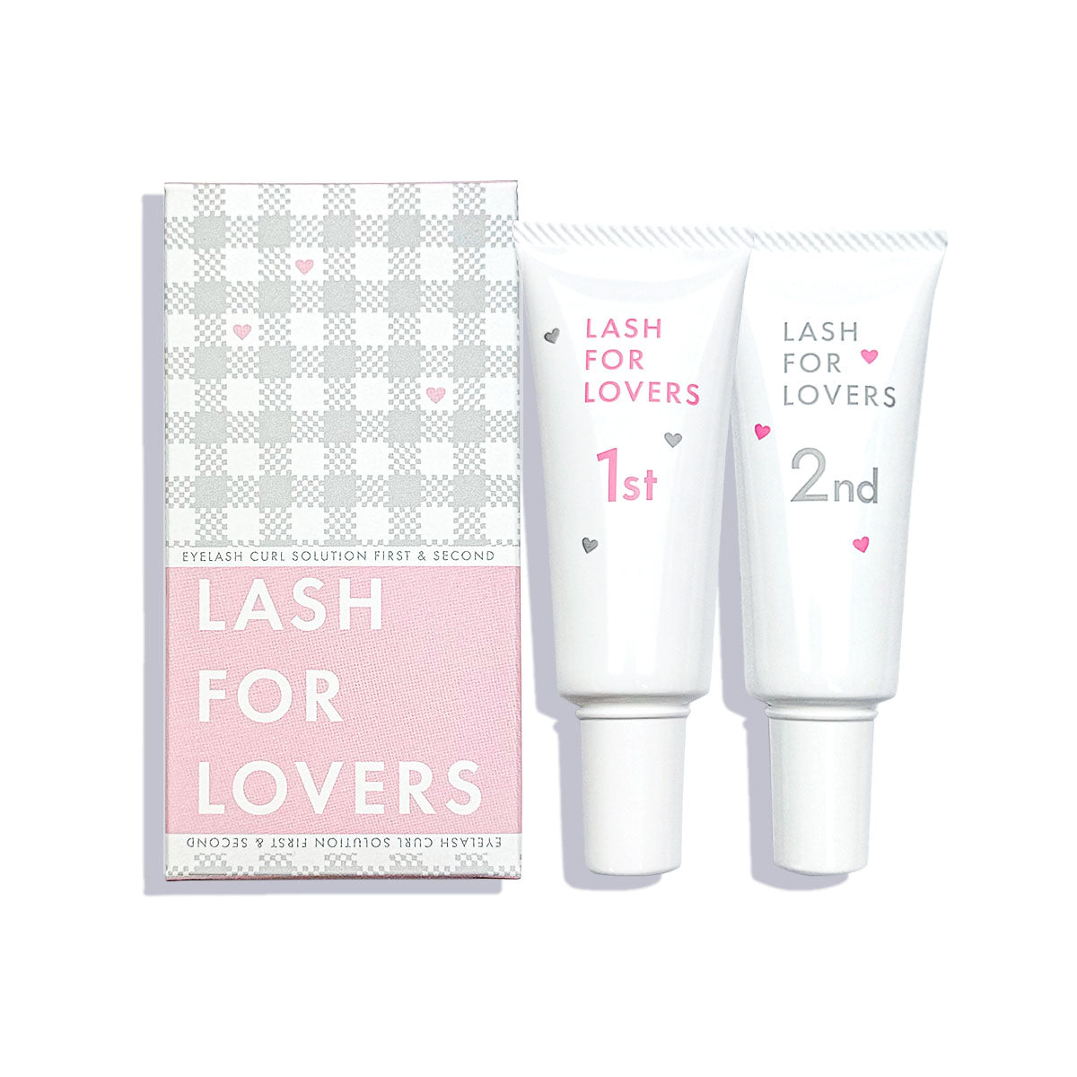 日本製造 Lash for Lovers 專業角蛋白套裝 1st 2nd 劑 20g 軟管包裝 半胱胺溫和配方化粧品登録正貨